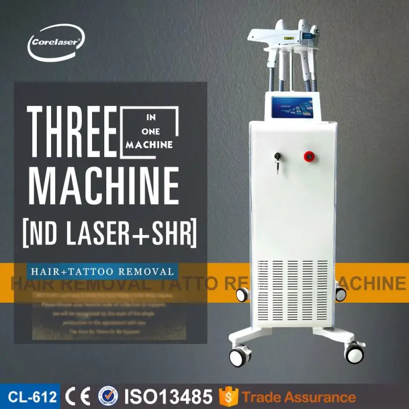 elite / CE approved Elight IPL RF Nd yag laser 3 in 1 multifunction beauty machine