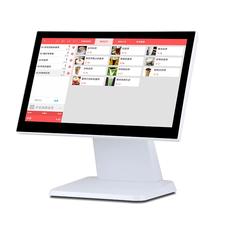 All In One Pos Terminal 15.6 Inch Windows/Android Touch Screen Pos System For Retail Shop