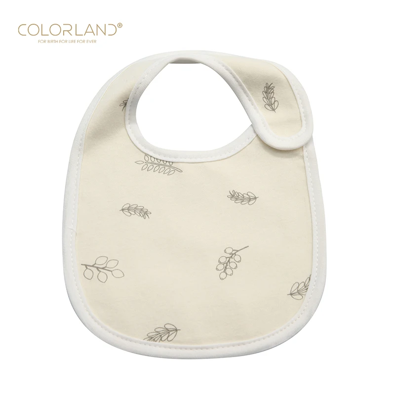 
Colorland TOP SALE 3pcs cotton baby bibs with waterproof layer 