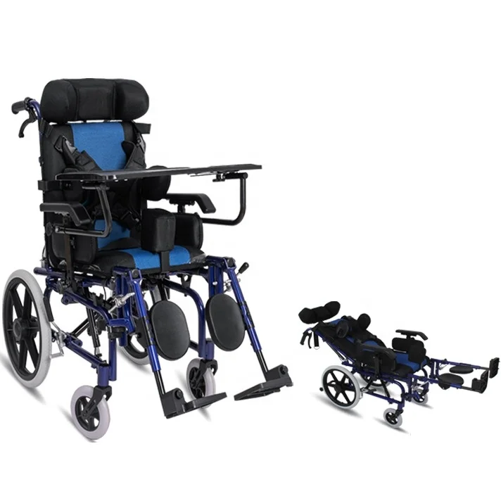 THR-CW958L Rehabition equipment cheap recliner standing wheelchair for cerebral palsy children