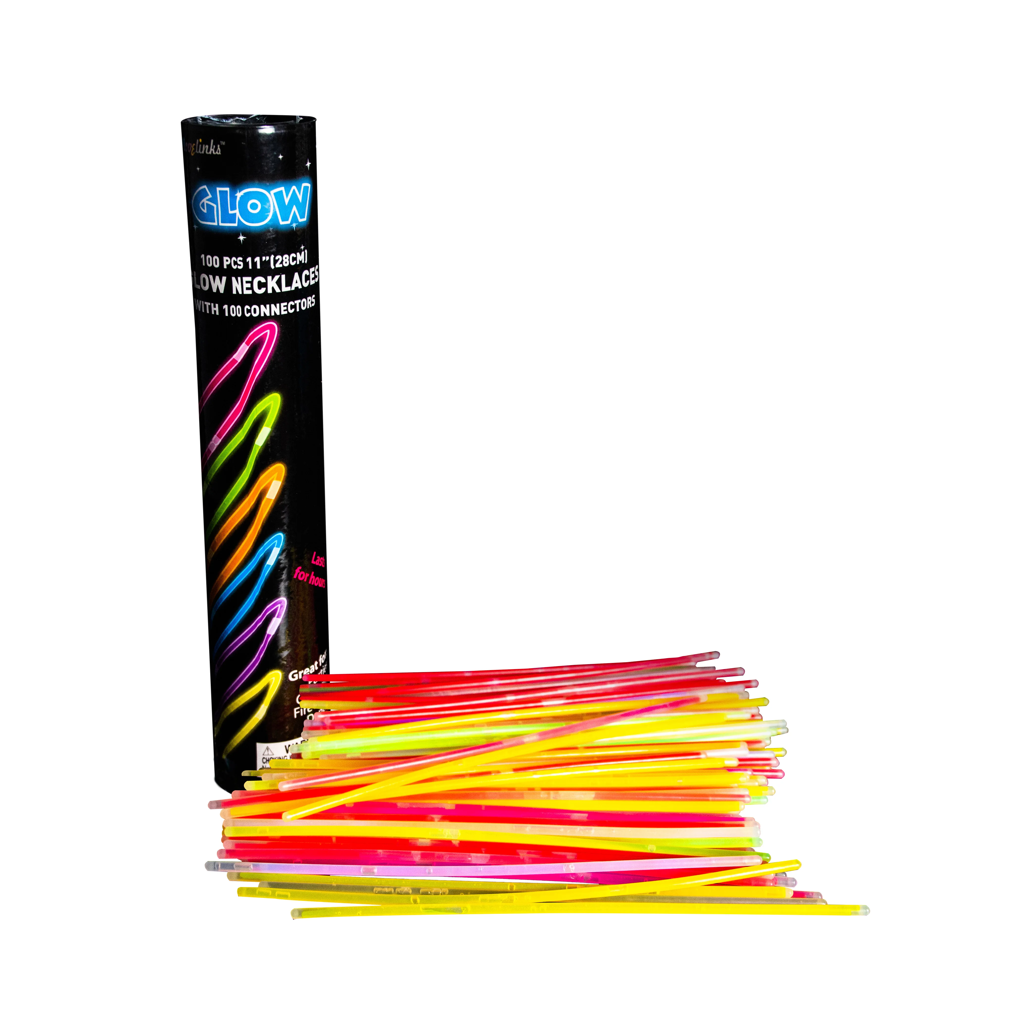 11 Inch Glow Sticks Party in the Dark 100 pcs  fun light sticks for kids
