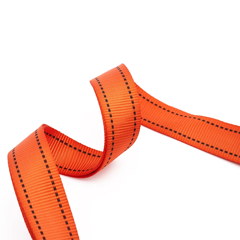 Work Position Belt Double Hook Arrest Elastic Lanyard with Shock Absorbe Fall Harness Polyester