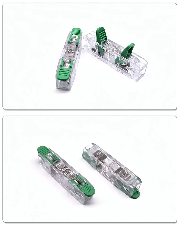 Easy installation one in one out quick cable terminal no screw 32A 4.0 square fast wire connector