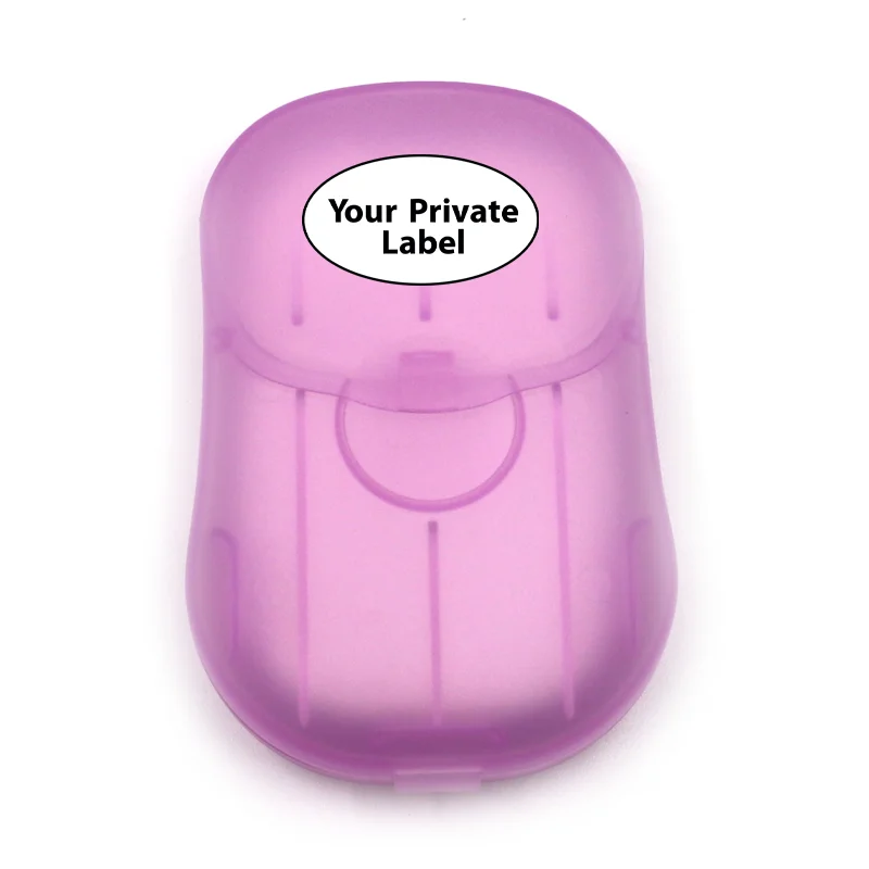 Mini Portable Travel Soap Paper Sheets Disposable Water Soluble Hand Washing