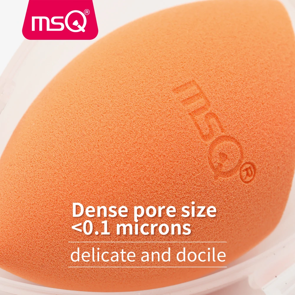 MSQ Latex Free Soft Pink Nude Color Multi Shape Soft Glitter Custom Magic Makeup Blender Sponge