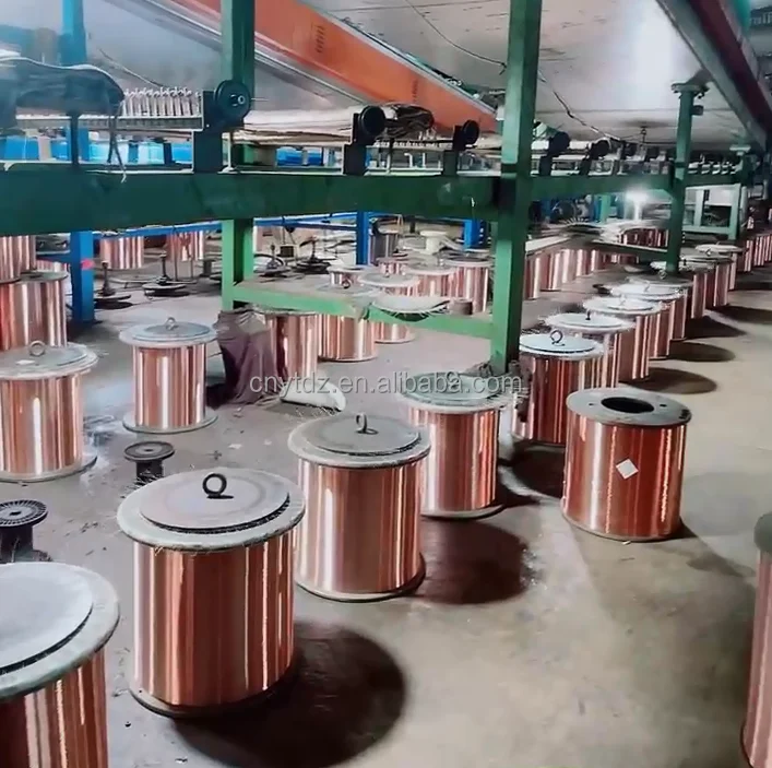 High Conductivity Wire Manufacturer 0.12mm 0.15mm 0.20mm 1.00mm Copper  Clad Steel Wire cable CCS
