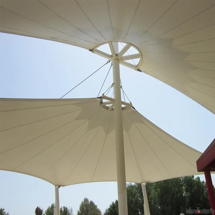 
Fiberglass architectural fabric / PTFE / for tensile structures / fire-retardant permanent structures membrane 