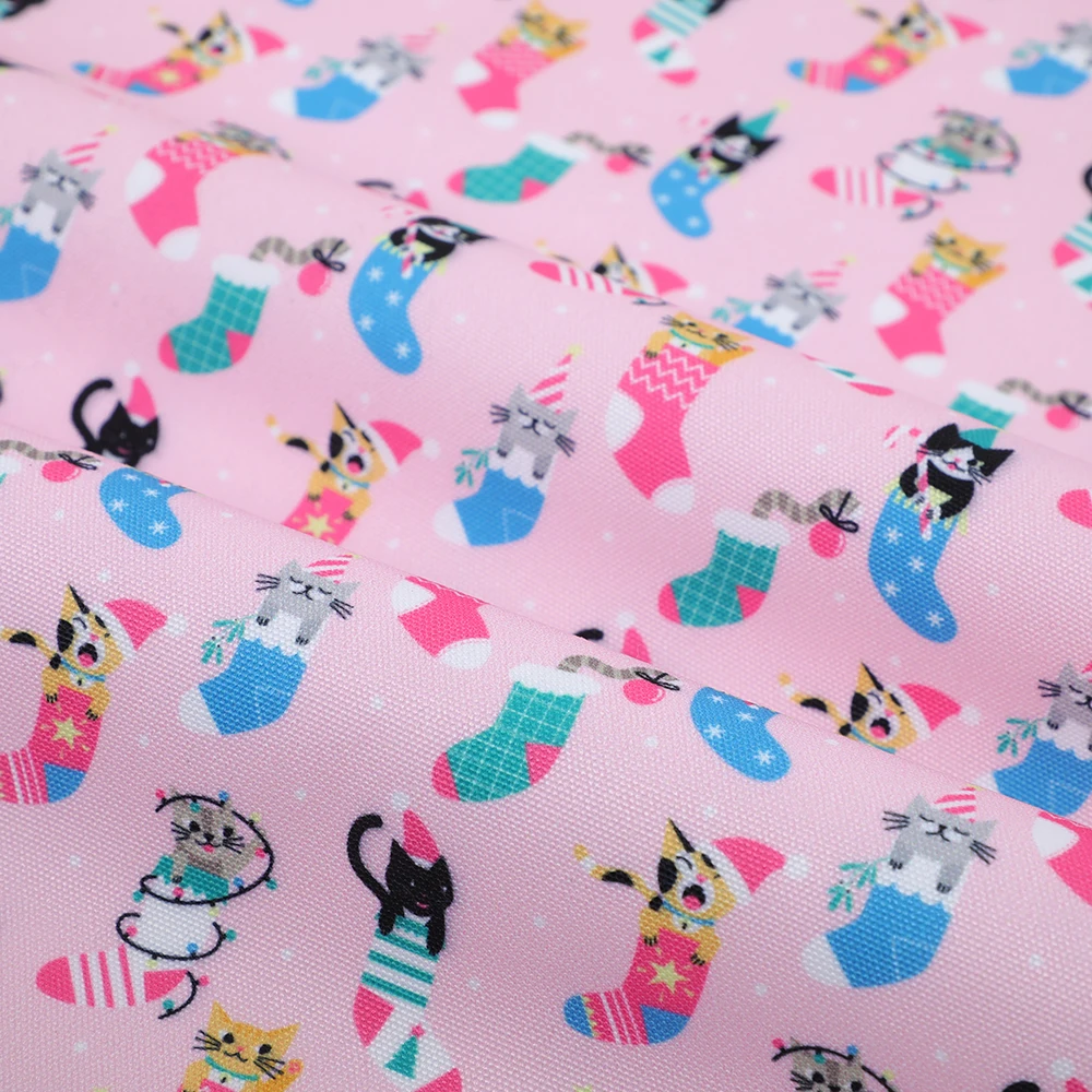 High quality custom digital printing 100% polyester 450D OxFord Fabric for dresses