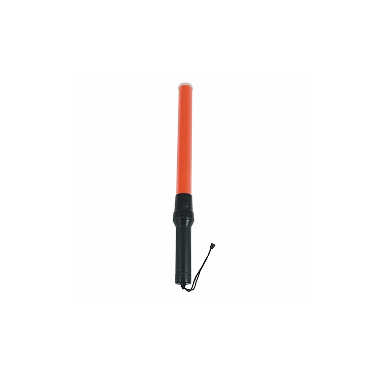 Factory Supply Portable Rechargeable Red Flashing Traffic Safety Light Retractable Baton