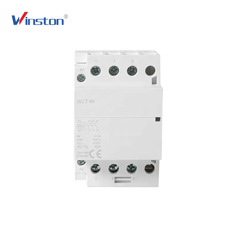 Electrical Supply Household Contacts 3P 40A Types Of Manual DC Contactor