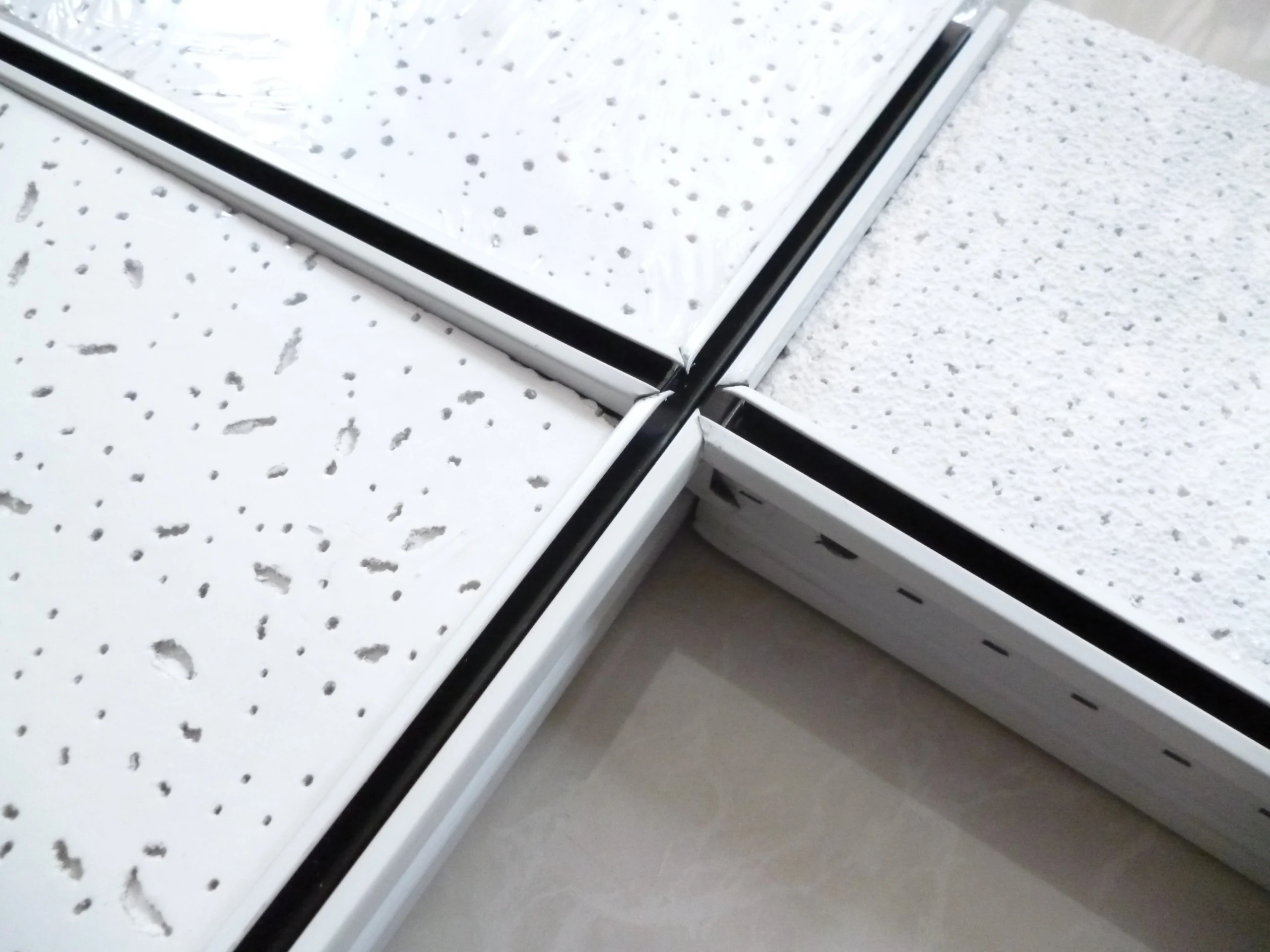 Acoustic Ceiling Systems Mineral Fiber Ceiling Board, Sound Proof, Heat Insulation