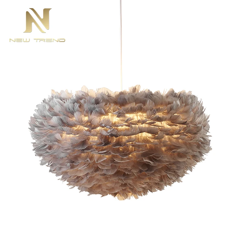  Contemporary Style Indoor Decoration Feather Chandelier Led Pendant