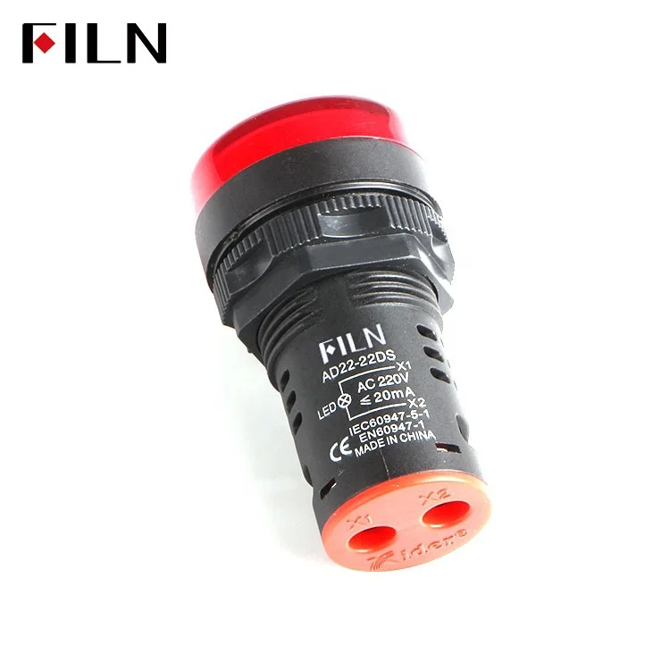 AD22-22DS 22mm LED indicator light lamp pilot lamp signal light red green yellow blue white