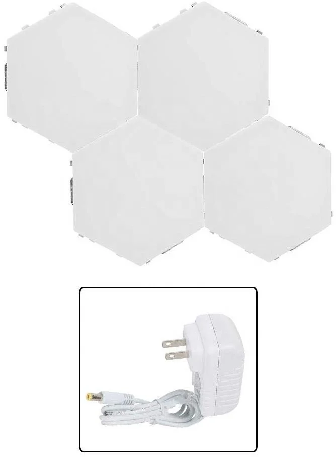 Квантовые лампы «сделай сам», шестигранная настенная лампа, креативная Геометрическая сборка, светодиодный ночник, умное приглушаемое Сенсорное чувствительное освещение