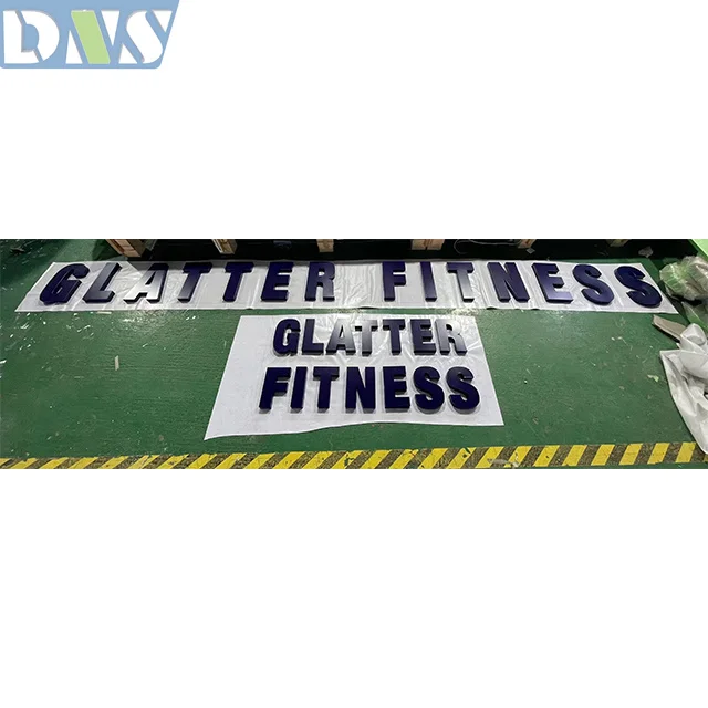 Blue  Paint Factory Metal Letters  Decorative Metal or Acrylic Letters