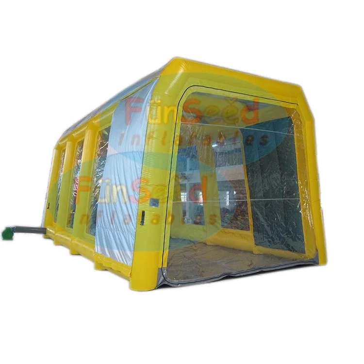 Airtight inflatable car garage cover tent inflatable paint booth inflatable spray booth for car cover