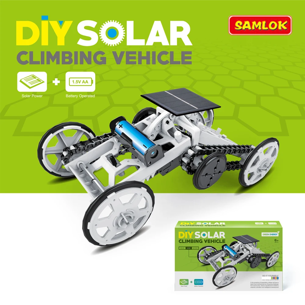 
Wholesale 2020 New DIY Educational Science toys Kid Solar Climbing Car kit for Child 