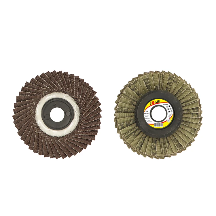 100x16MM abrasive aluminium calcined oxide flexible flap disc