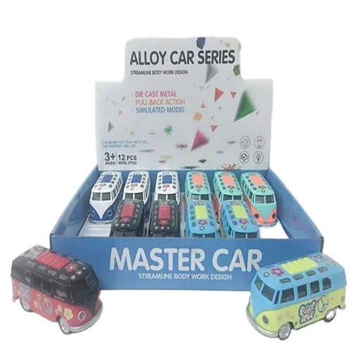 Оптовая продажа, модель литая под давлением в масштабе 1:32, инерционная фрикционная открывающаяся дверь, сплав, автомобиль для автобуса, игрушки маленького размера, фрикционная машина