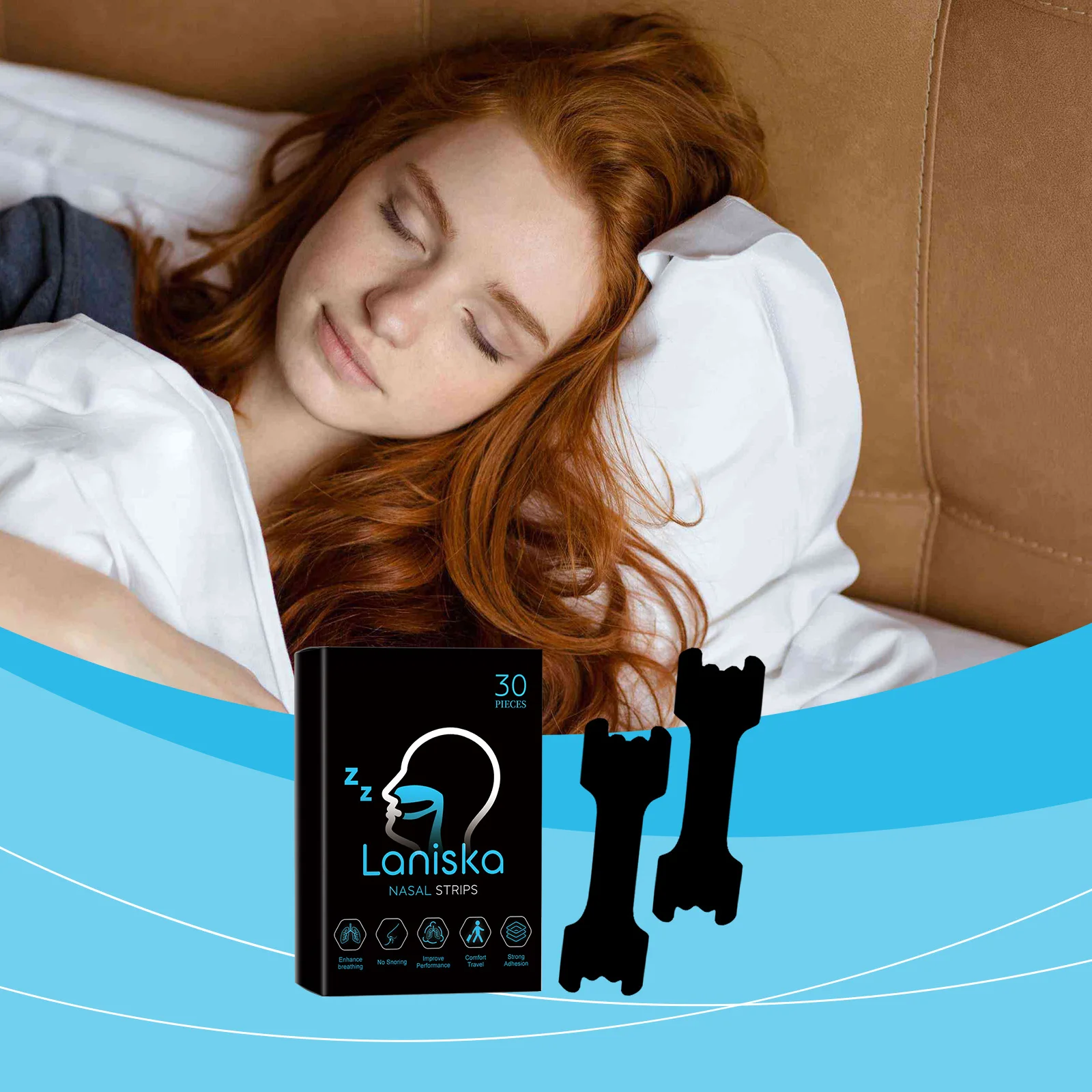 Wholesales New Nasal Breathing Dilators Magnetic Starter Kit Anti Snoring Nose Strips Sleep Quality Nasal Patch