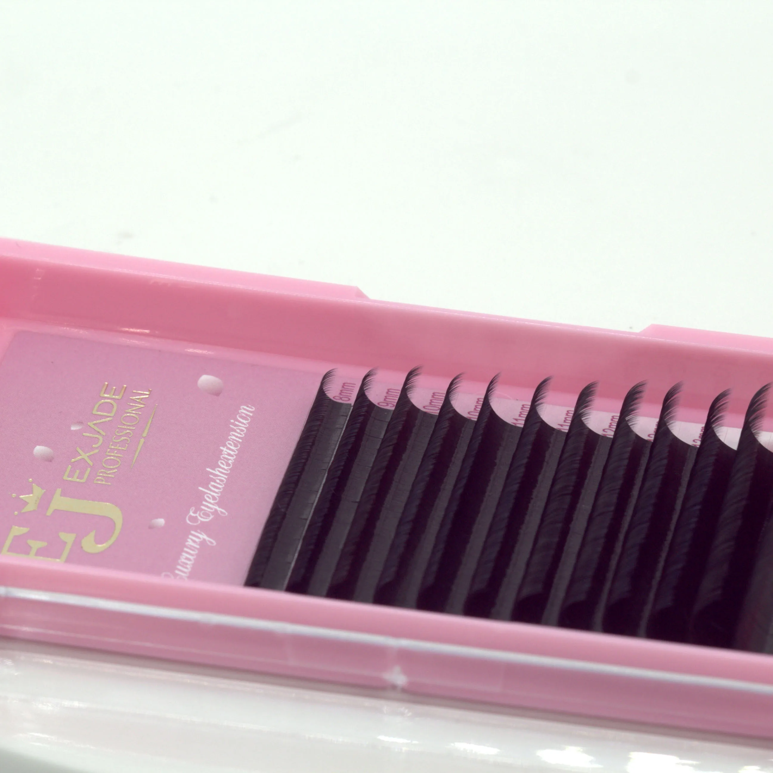 Мягкие профессиональные кашемировые индивидуальные плоские ресницы OEM Ellipse