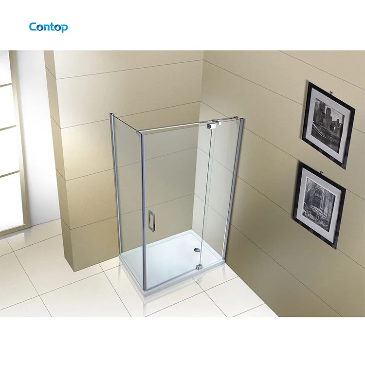 Australia Watermark Polished Sliding Door Glass Bathroom Shower Enclosure Bathroom Shower Screen