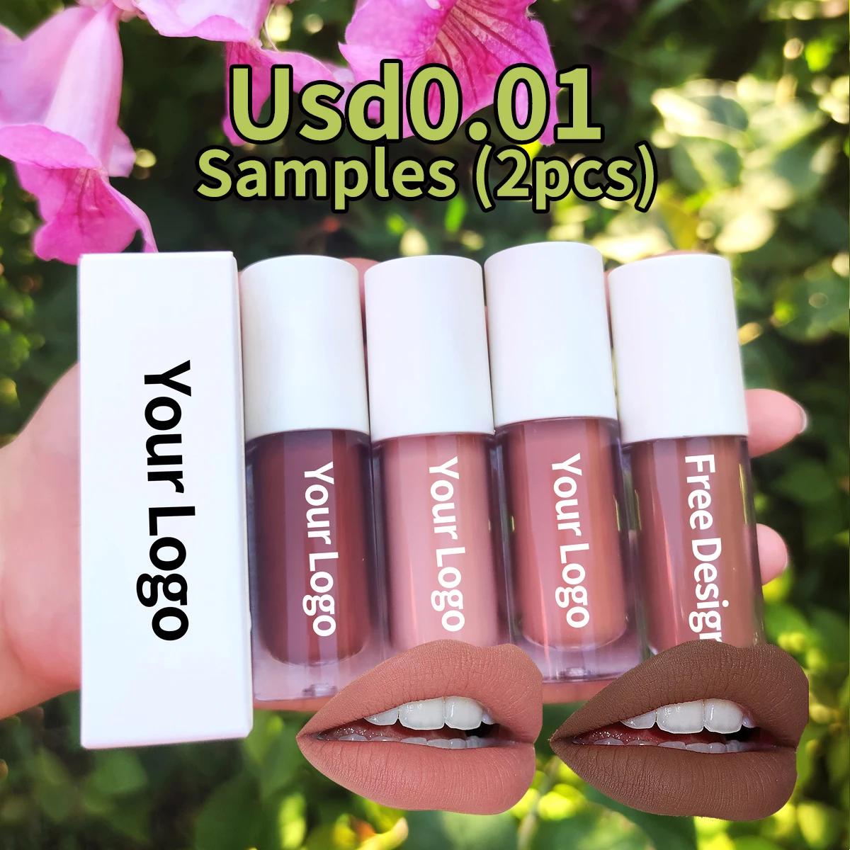 OEM private label high quality long lasting red nude vegan lipstick matte liquid lipstick