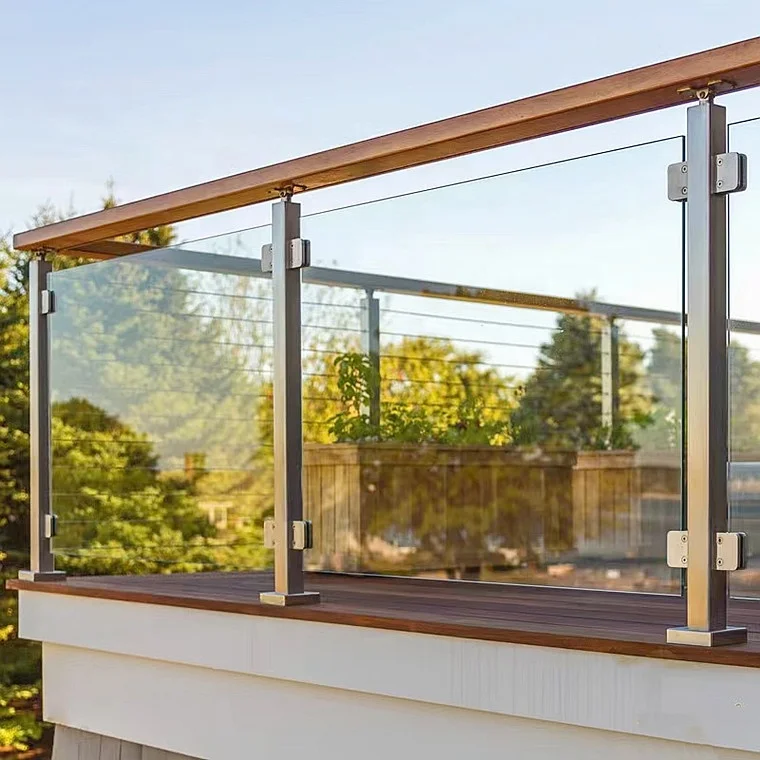 Balcony Simple Style Inox 304 Stair Handrail Guard Rod Bar Tube Balustrade Customized Rod Handrail Bar Railing