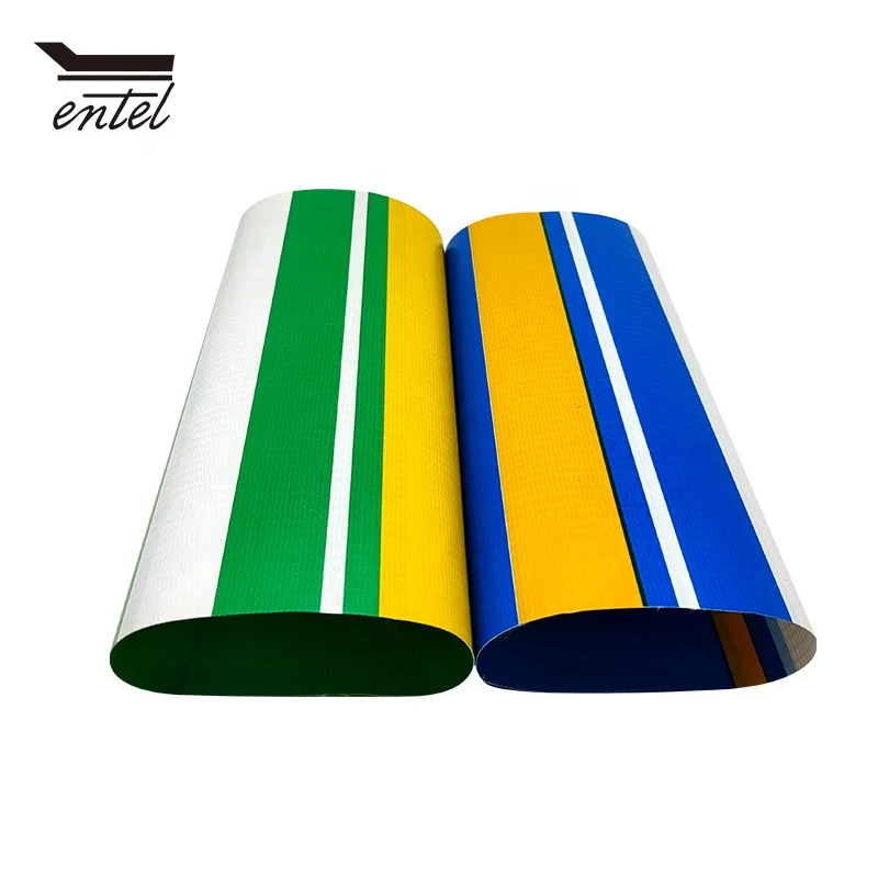 wholesale awning PVC striped mesh tarpaulin waterproof material tarpaulin for awnings