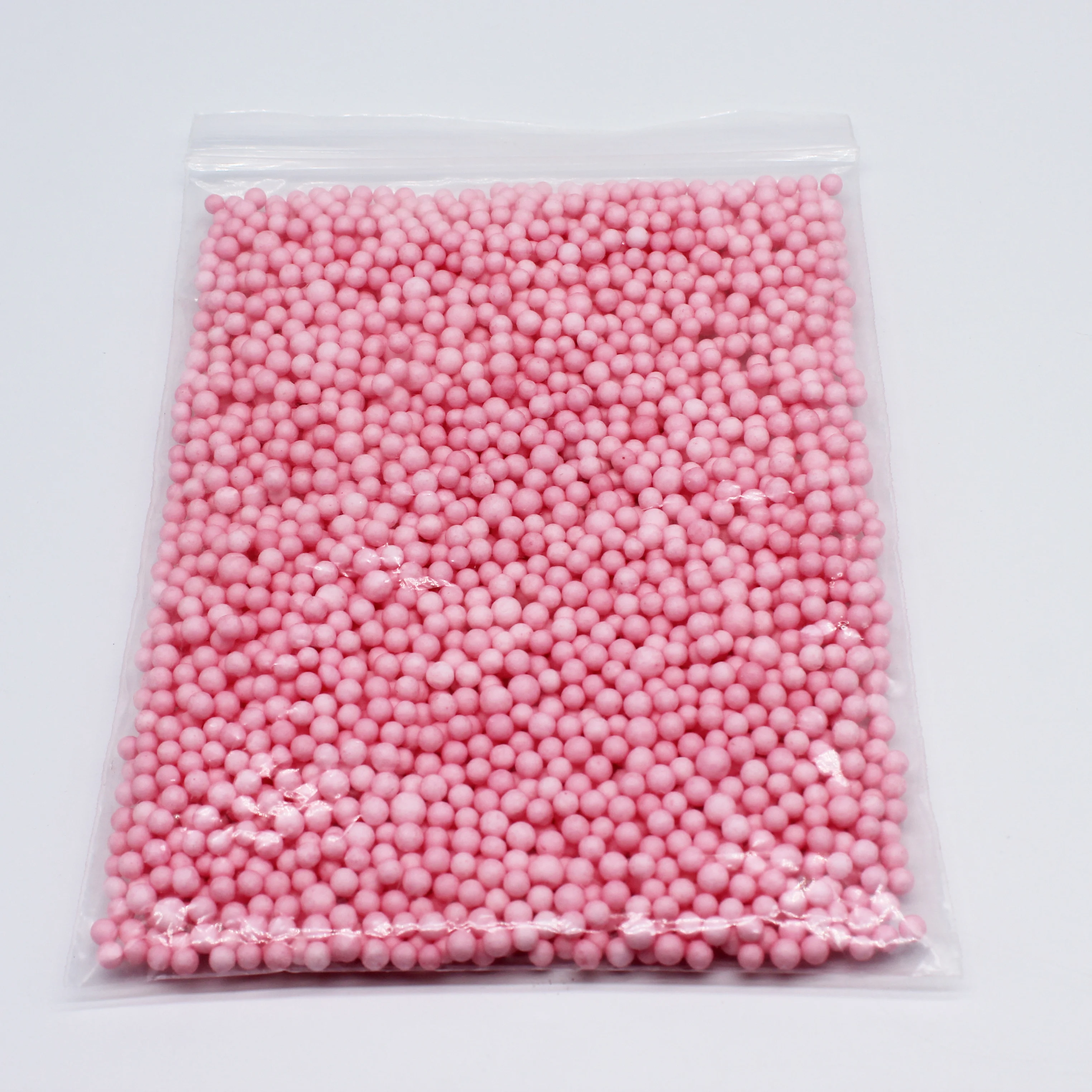 Macarons Rainbow Color Foam Beads For Slime Light Colors Not Fade Mini Seed Filler Foam Polystyrene Beads