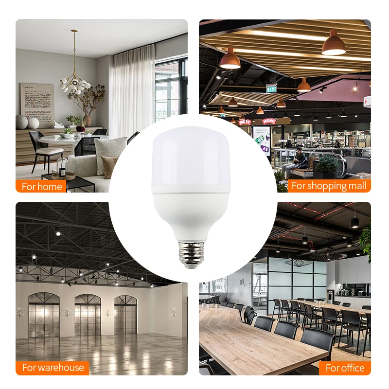 
Hot Selling 6500k Daylight E27 E22 Home 40 50 60w Energy Saver Led Bulbs Raw Material 