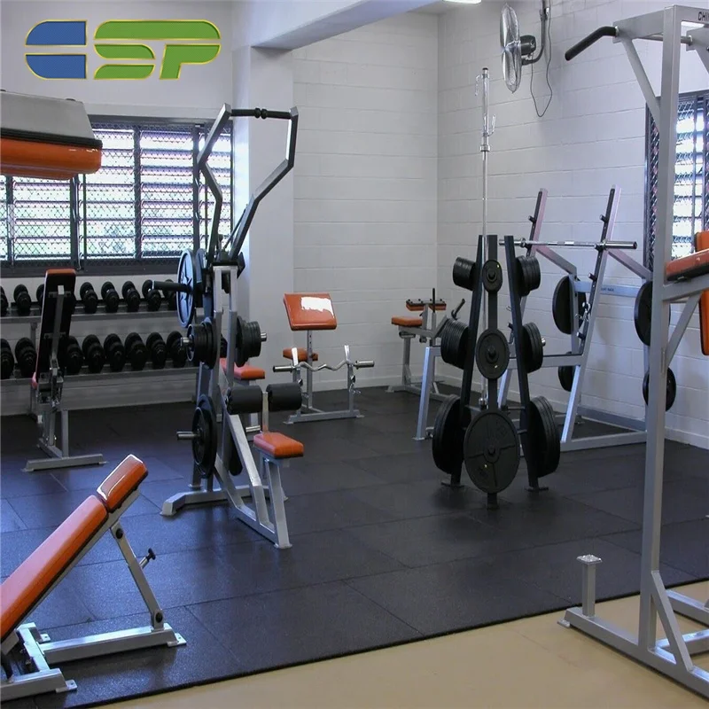 1x1x20mm rubber tile for gym crossfit