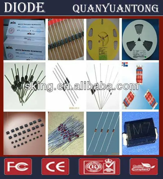 1.5KE27A Factory direct sales TVS tube 1.5KE27 DO-27 direct plug unidirectional transient suppression diode