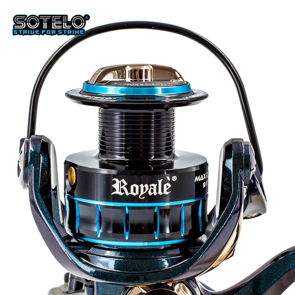  7 + 1BB сильная система X-Drag катушка для спиннинга Sotelo Royale Рыболовная