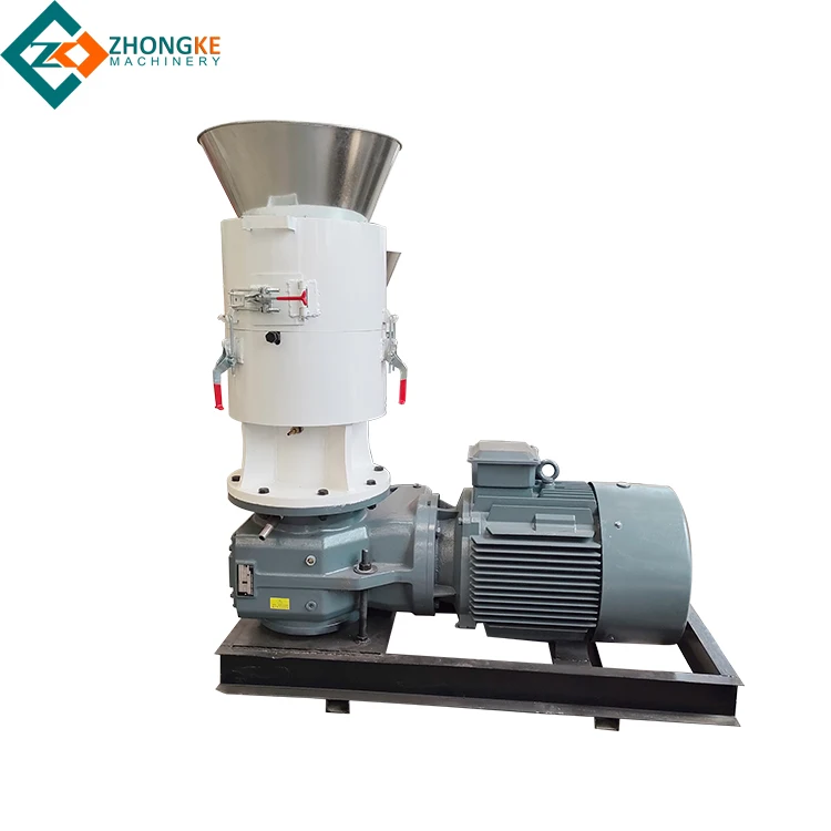 tractor type jinan 1 ton wood chips feed pellet press mill