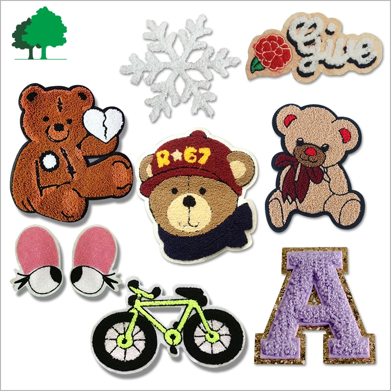 Direct factory Customization hot selling high quality cheap embroidery wholesales chenille patches