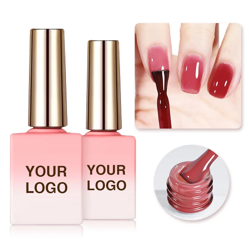 Luxury Regular Korean Long Lasting Private Label Breathable Custom Normal Halal Jelly Professional Permanent Uv Gel Nail Polish