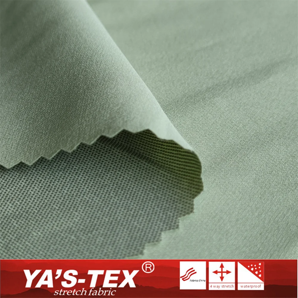 Graphene Polyester Spandex Cool feeling yarn Quick-dry Anti-UV Far infrared functional Tear-Resistant fabric for Garment
