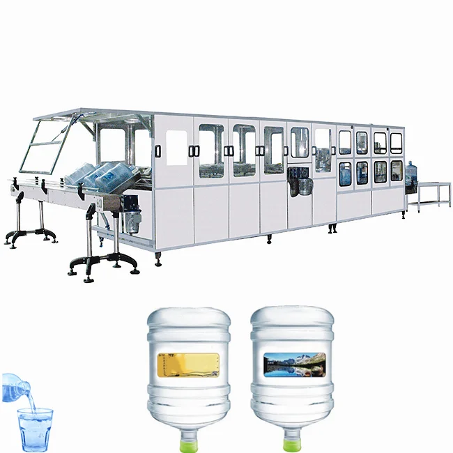 Complete Full Automatic 5 gallon water filling machine liquid filling machine production line for 10-20 litre