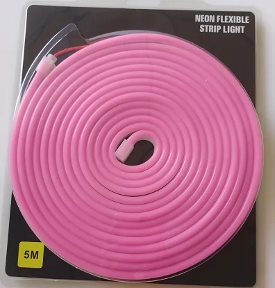 Custom design  Silicone tube  flex 2835   120leds per meter 12V DC  waterproof   smart neon led strip  lights 5m