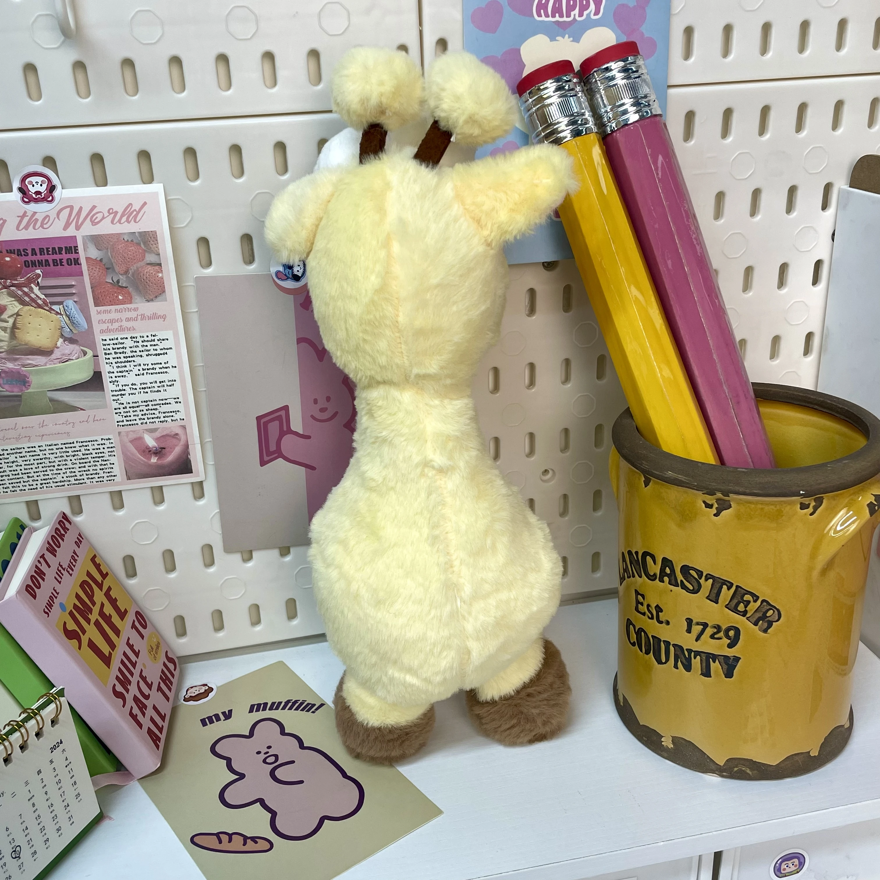 High Quality Cute Deer Stuffed Animal Plush Toy Soft Cloth Sewing Technique Embroidered Polyester Party Claw Machine Toy/Gift