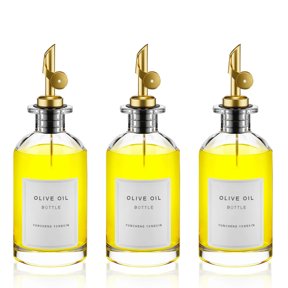 Hot Olive Oil Dispenser Bottle Set Glass Coffee Syrup Dispenser Vinegar Warm Syrup Bottle and Dispenser