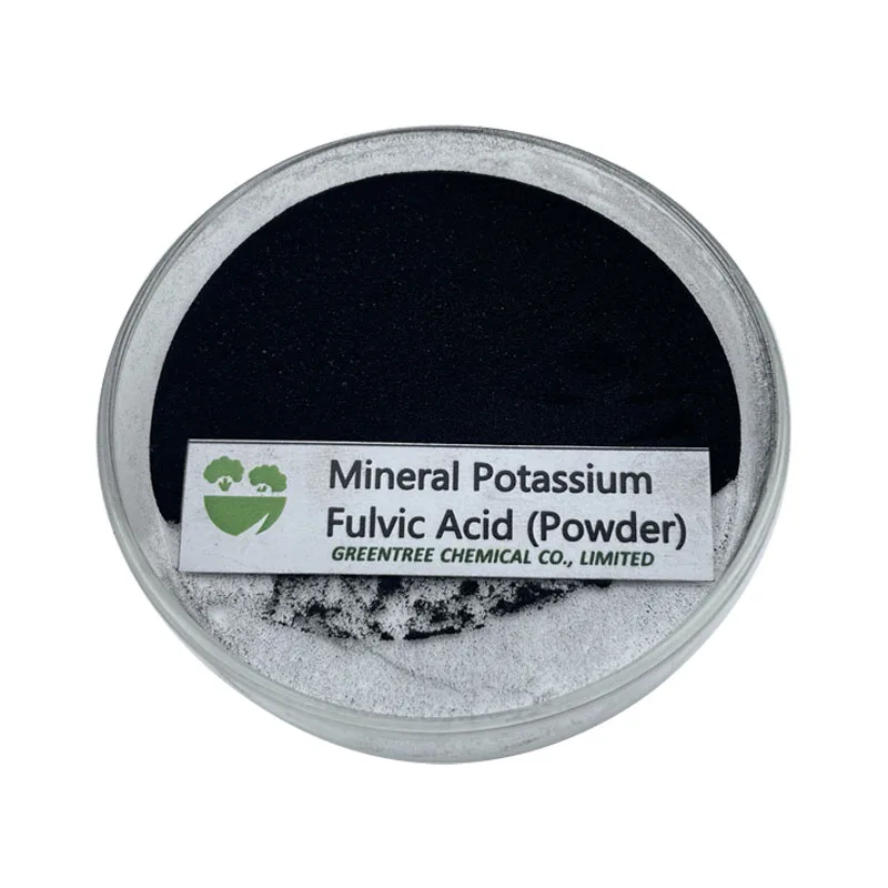 High Fulvic Acid Mineral Leonardite Super Potassium fulvic acid Shiny Flakes Mineral Source powder