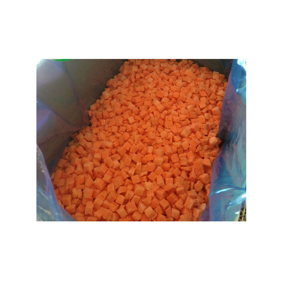 IQF Natural Freezing Vegetables Frozen Blanched Slice Cut Carrot