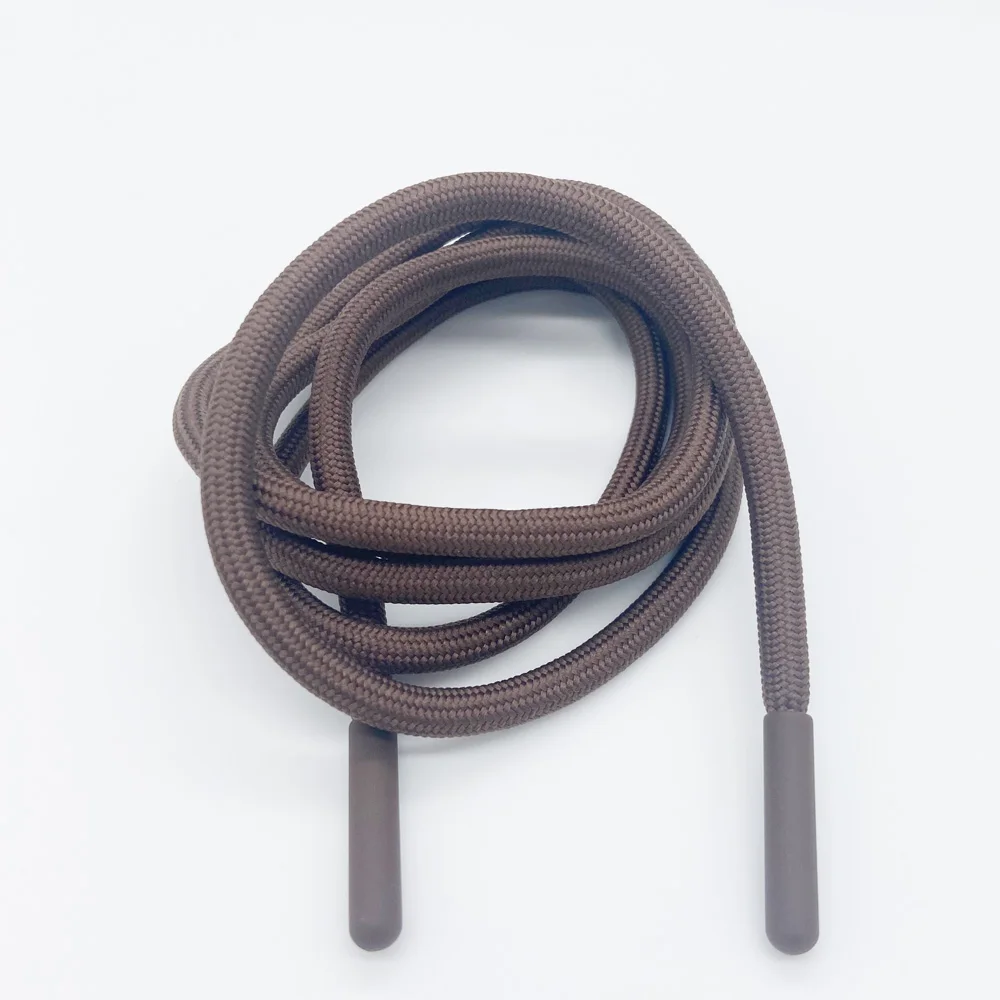 Factory Direct Eco-friendly Polyester Round Cord with Plastic Tips Multi Colors Drawcords for Shorts
