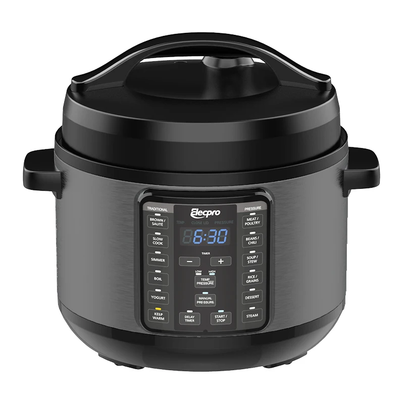 4 Quart 4L capacity 10 programmable convenient preset menus 10 safety system ceramic inner pot Easy Use Electric Pressure Cooker