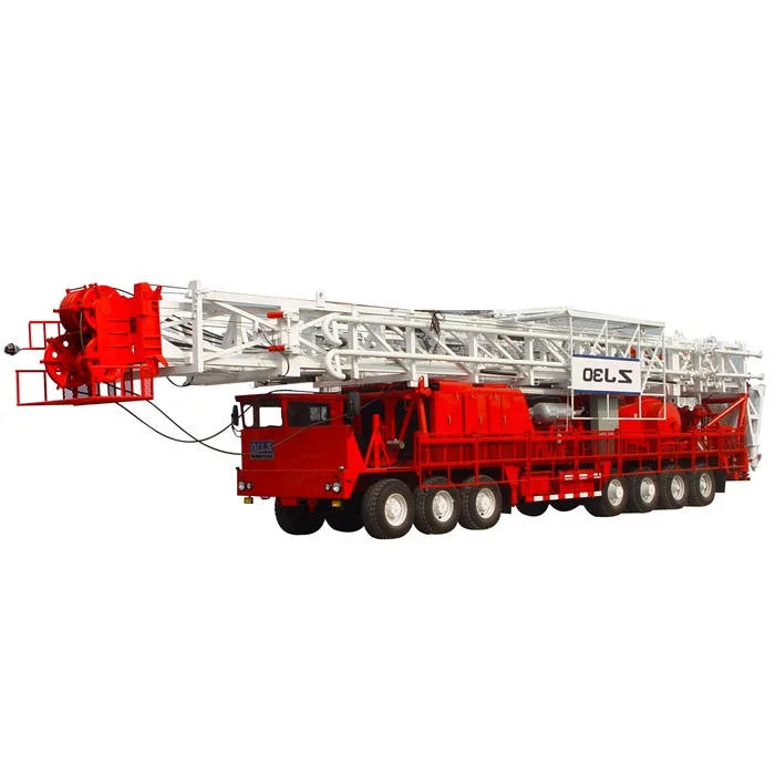 
1000HP truck-mounted ZJ40 drilling rig workover rig 