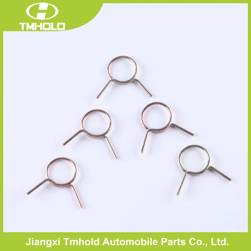 
two wires mesh fastener clamps without nut for automobile 