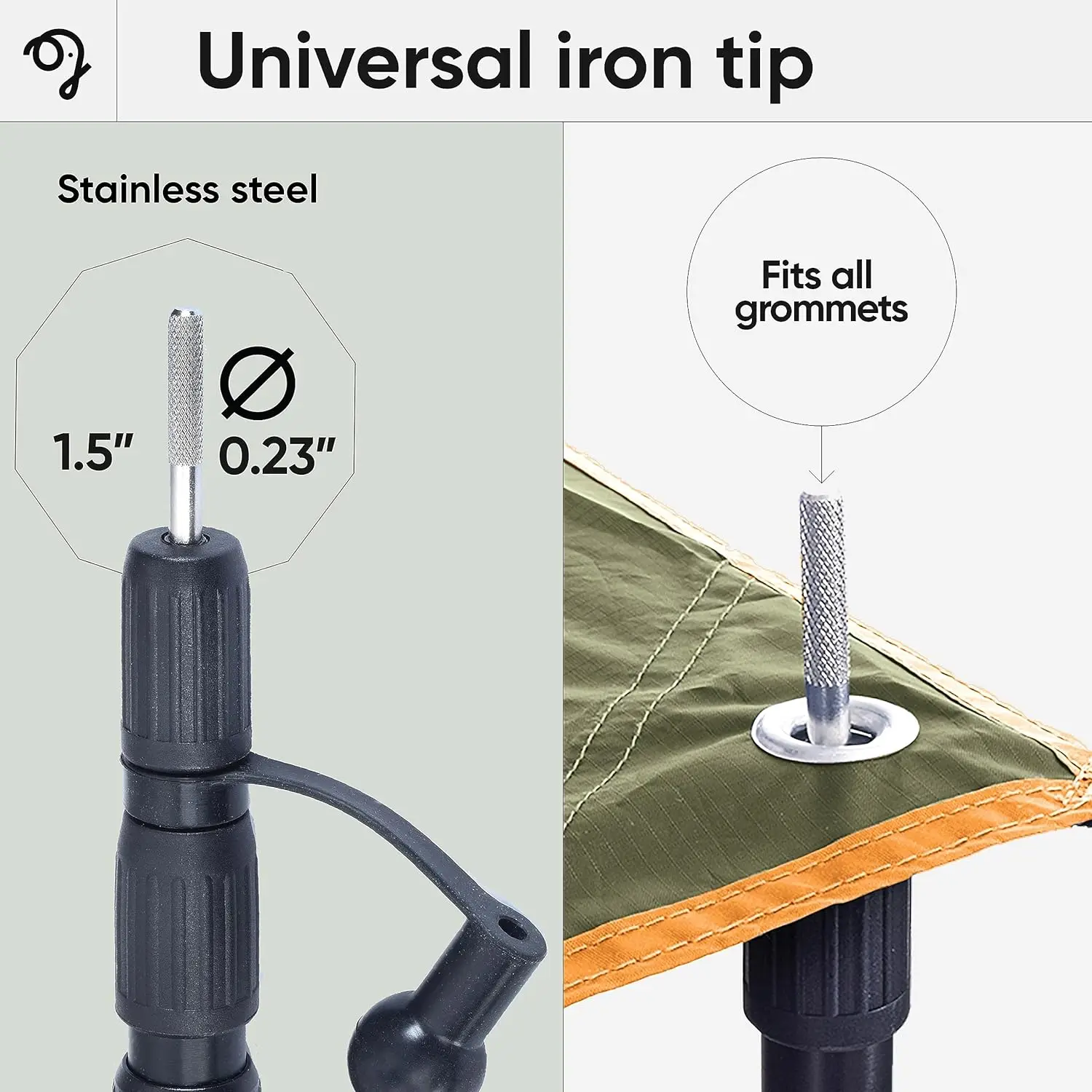 Portable Tent Poles for Outdoor Camping Backpacking Awning Tarp Poles