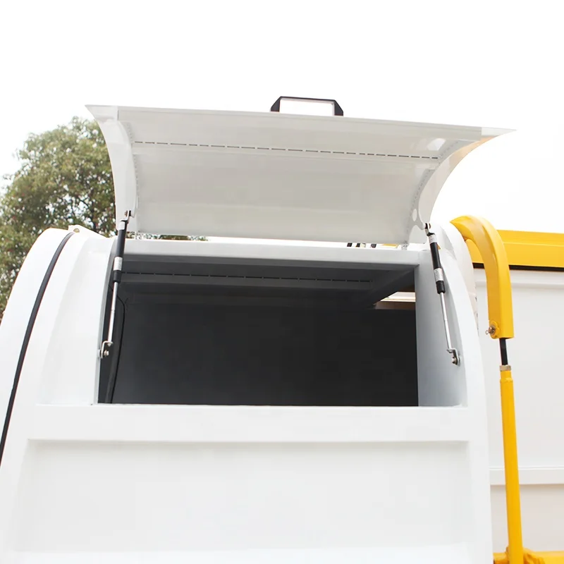 electric garbage transport vehicle mini garbage truck 72V battery powered garbage collecting equipment